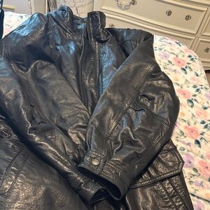Wilsons Leather Black Jacket